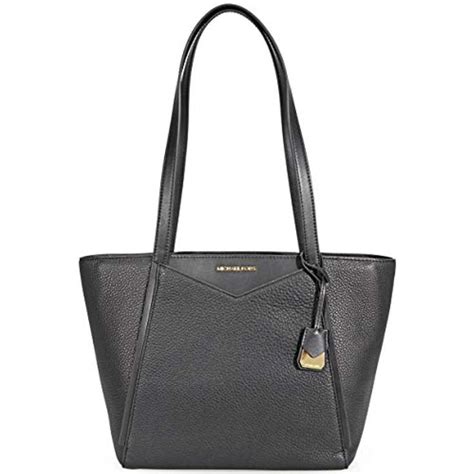 michael kors whitney small top zip tote|Whitney Small Pebbled Leather Tote Bag .